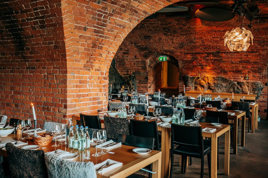 Restaurang Pansarbatteriet på Vaxholms Kastell